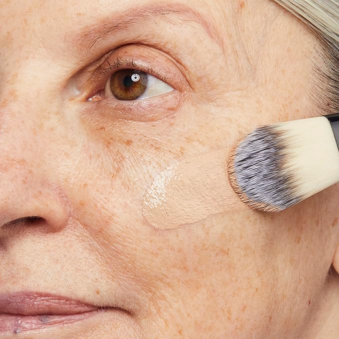 No7 Protect & Perfect Advanced All in One Foundation - Warm Beige - Age Defying Foundation Makeup with SPF 50 for Women - Makeup Base Cream Helps to Reduces Redness & Blurs Visible Pores (30ml)-Velvo Beauty