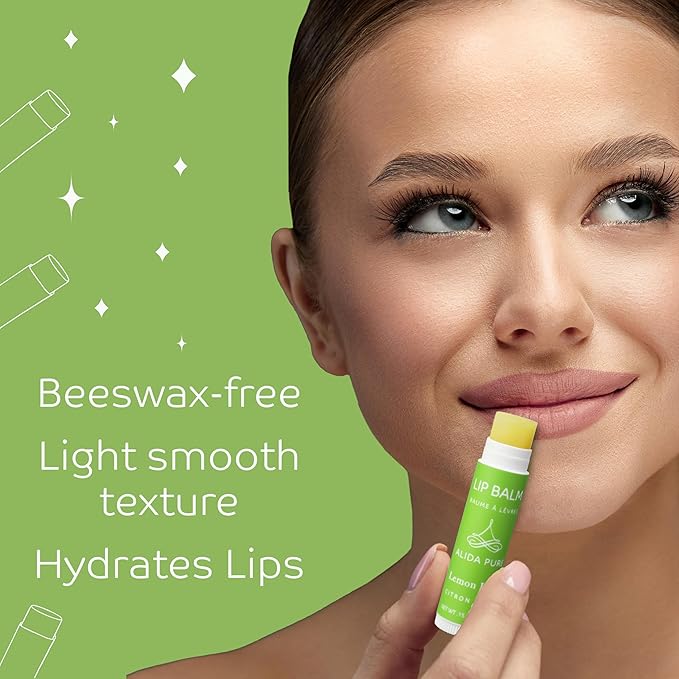 Citrus Lip Balm Collection, Vegan Lip Balm Set, Bees Wax Free, Coconut Oil Free, Avocado Oil, Organic Jojoba Oil, Vitamin E, Natural Moisturizer For Dry Cracked Lips, 3 Tube Set-Velvo Beauty