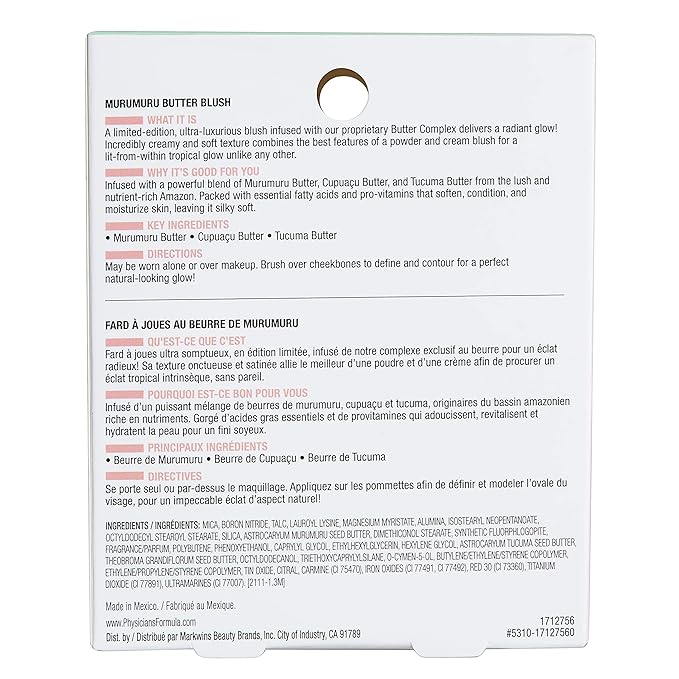 Physicians Formula Earth Day Butter Blush Powder Saucy Mauve, Clean Beauty, Dermatologist Tested, Vegan, Cruelty-Free-Velvo Beauty