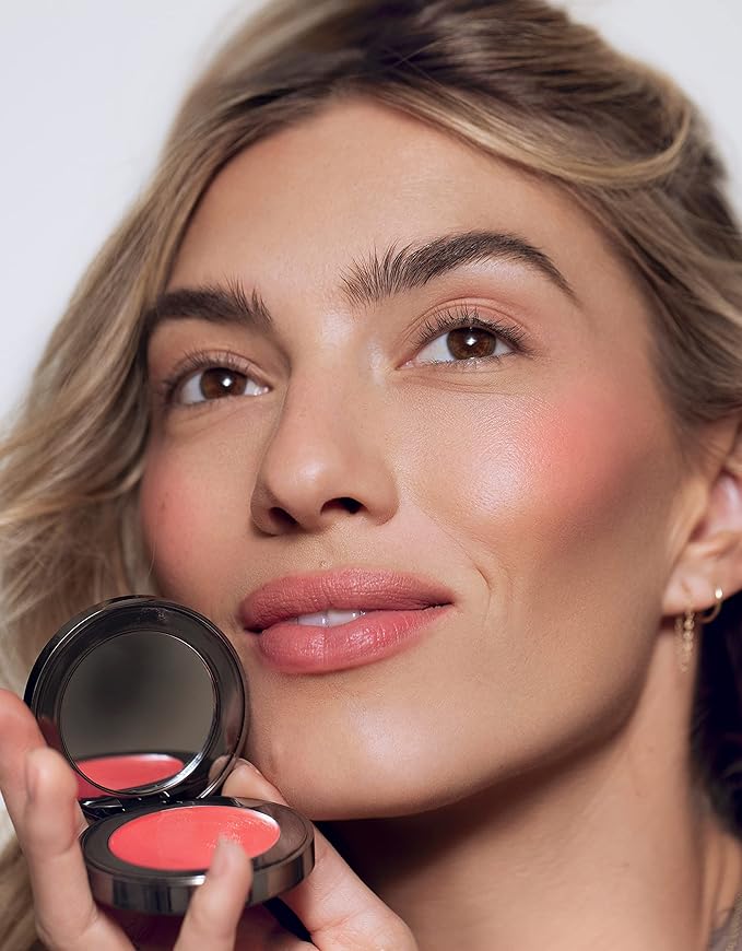 RÓEN - Cheeky Cream Blush | Vegan, Cruelty-Free, Clean Makeup (Sunlit Coral)-Velvo Beauty