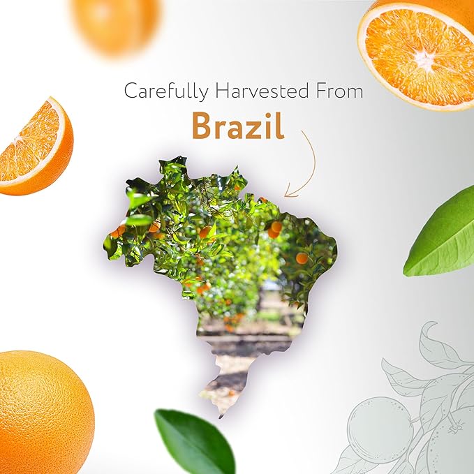 HBNO California Bottled Orange Essential Oil 4 fl oz (120ml) Value Size - Natural Orange Oil, Cold Pressed - Perfect for Cleaning, Aromatherapy, DIY, Soap & Diffuser-Velvo Beauty