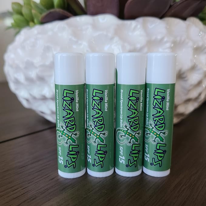 Lizard Lips SPF 15 Lip Balm (Vanilla Mint)-Velvo Beauty