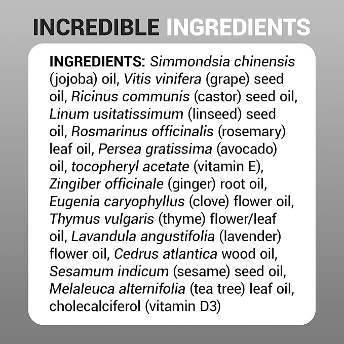 Dr. Berg Scalp & Hair Serum (Improved Formula) with Vitamin D3 & E - Clinically Tested, Paraben- and Sulfate-Free Hair Oil for Women & Men - Includes Rosemary Oil, Castor Oil & Jojoba Oil - 2 Fl oz-Velvo Beauty