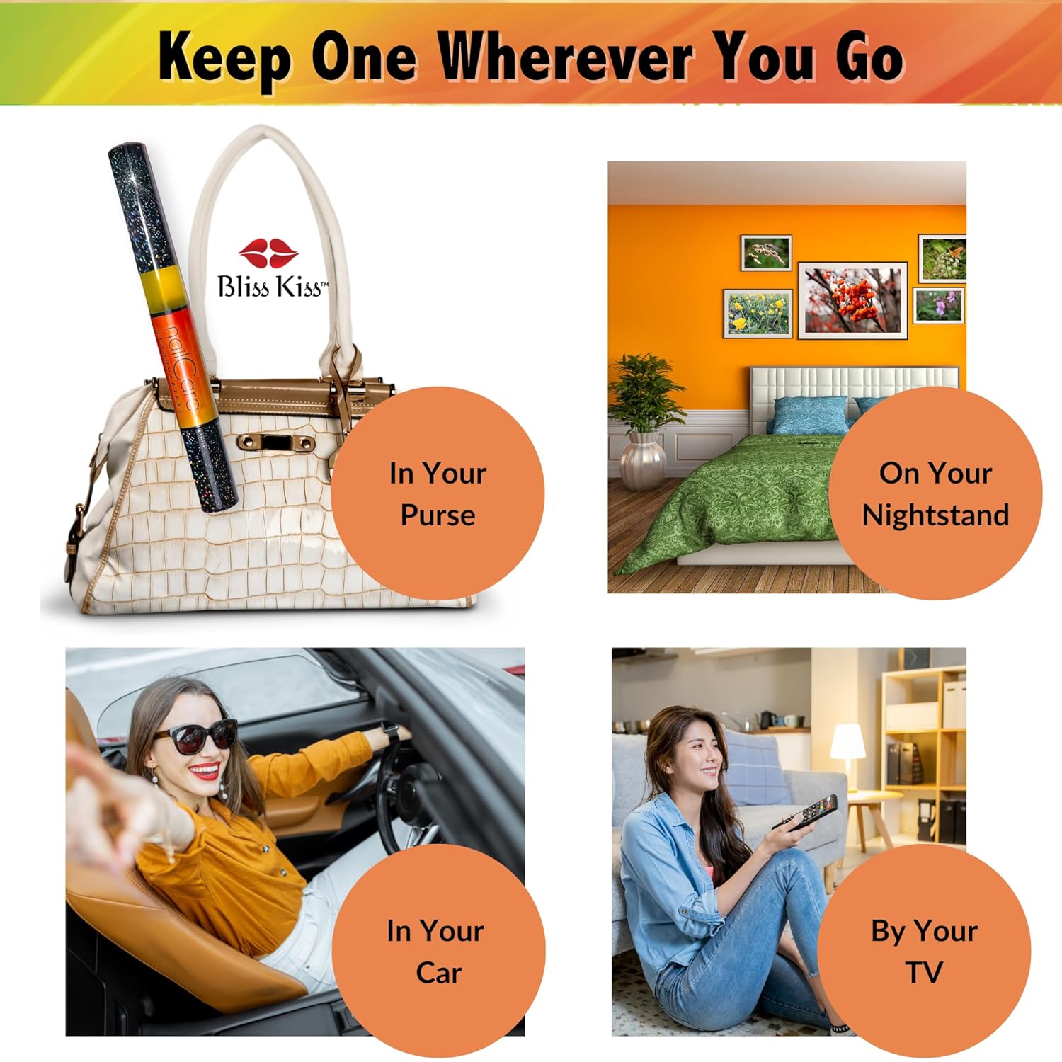 Nail Care Headquarters Simply Pure Cuticle Oil Pen for Nails - Nail Strengthener & Growth Oil and Serum Support for Damaged Nails, Hangnails w/Jojoba cuticle oil—Bali Mango Fragrance-Velvo Beauty