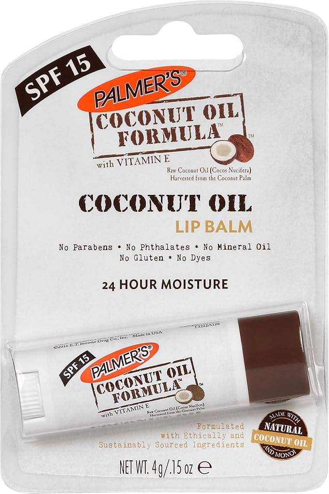Palmer's Coconut Oil Formula Lip Balm with SPF 15, 0.15 Ounce-Velvo Beauty