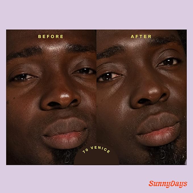 Tower 28 Beauty SunnyDays SPF 30 Tinted Mineral Sunscreen - For Sensitive Skin - 2-in-1 Facial Broad Spectrum UVA/UVB Protection + Foundation - Shade 70 VENICE, 1 Fl Oz-Velvo Beauty