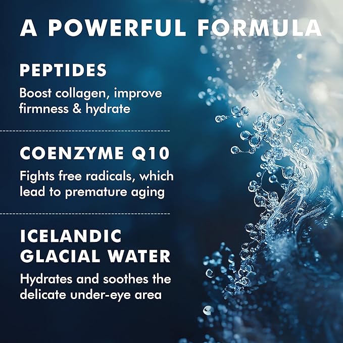 skyn ICELAND Hydro Cool Firming Under Eye Patches, Instant Cooling for Puffy, Tired Eyes with Peptides and Coenzyme Q10, 10 Minute Treatment, Vegan, All Skin Types, 8 Pairs-Velvo Beauty