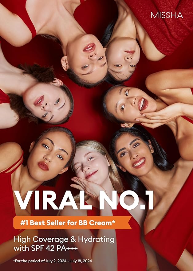 MISSHA M Perfect BB Cream No 31.Golden beige for medium/deep with neutral skin tone SPF 42 PA +++ 1.69 Fl Oz - Tinted Moisturizer for face with SPF-Velvo Beauty