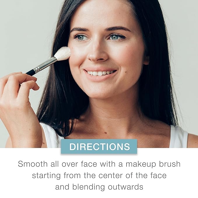 Neutrogena Mineral Sheers Lightweight Loose Powder Makeup Foundation with Vitamins A, C, & E, Sheer to Medium Buildable Coverage, Skin Tone Enhancer, Face Redness Reducer, Natural Beige 60,.19 oz-Velvo Beauty