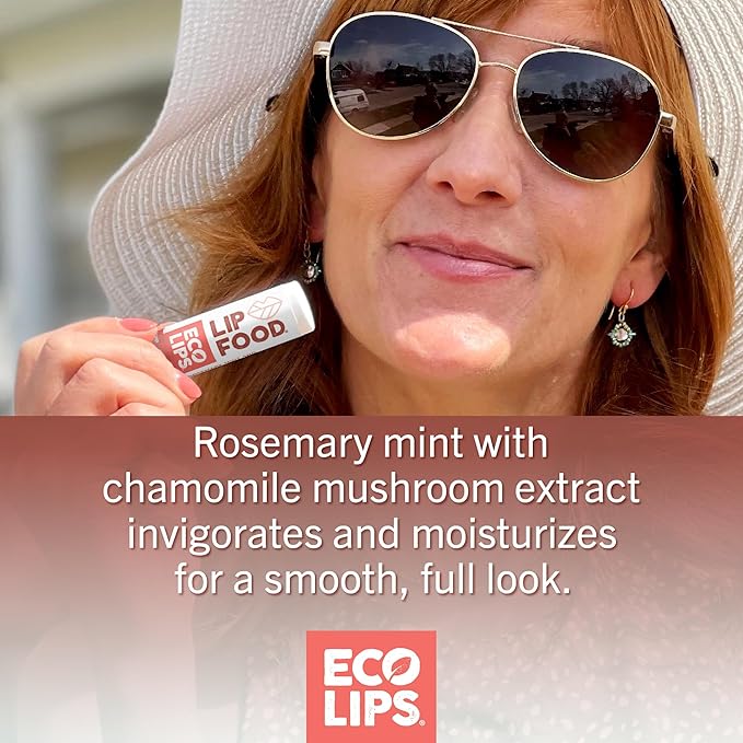 Eco Lips Lip Food - Organic Lip Balm (Plump)-Velvo Beauty