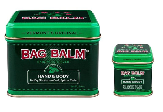 Bag Balm 2 Pack (8 Ounce & 1 Ounce)-Velvo Beauty