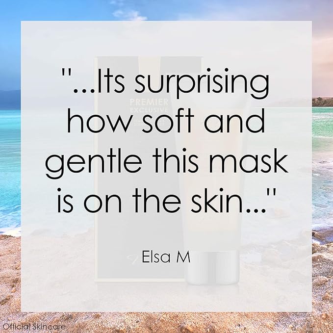 Premier Dead Sea mud mask, anti-aging skin care, pore refining mask, witch hazel, aloe vera gel, minerals, nutrients & antioxidants black face mask for body & facial mask skin care 4.4FL.oz-Velvo Beauty