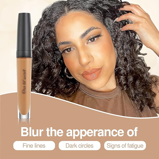 Frankie Rose Cosmetics Our Lil’ Secret Concealer – Sweat-Proof & Matte Under Eye Concealer, Long Lasting Concealer Full Coverage For Fine Lines, Dark Circles & Hide Imperfections - Java-Velvo Beauty