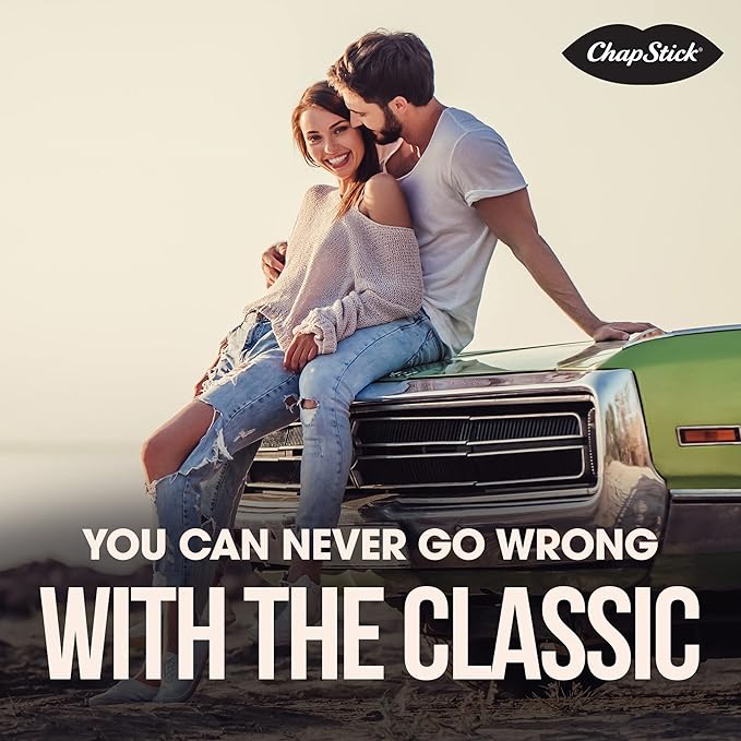 ChapStick Classic Collection Flavored Lip Balm Tubes Pack, Lip Moisturizer - 0.15 Oz (Box of 5 Packs of 3)-Velvo Beauty