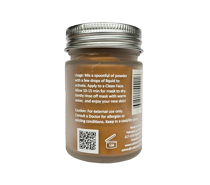 100% Natural Vitamin A Clay Mask 120g All Clay & No Water-Velvo Beauty