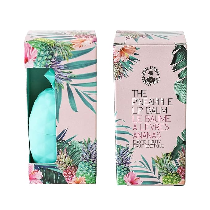 Pineapple Lip Balm - Key Lime or Strawberry-Mango (Teal) Key Lime-Velvo Beauty