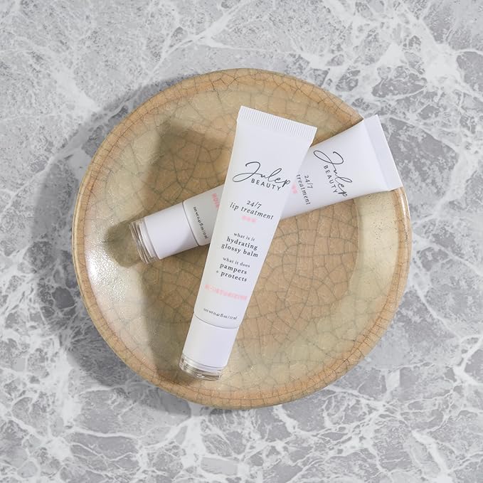 Julep 24/7 Lip Treatment – Hydrating & Glossy Lip Balm and Lip Sleeping Mask with Shea Butter – Moisturize, Protect & Soothe – Vegan & Cruelty-Free - Clear-Velvo Beauty