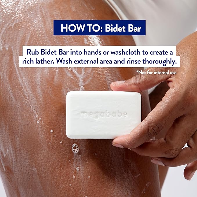 Megababe Bidet Bar | pH Balanced Cleansing Bar for the Entire Intimate Area | 4.5 oz-Velvo Beauty
