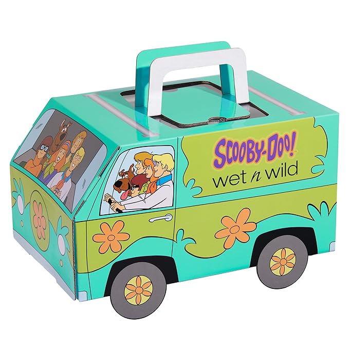 wet n wild Scooby Doo Limited Edition PR Box - Makeup Set with Versatile Brushes, Buildable & Blendable Palettes, Vibrant Colors, & Lip Glosses for Unique Looks, Cruelty-Free & Vegan-Velvo Beauty