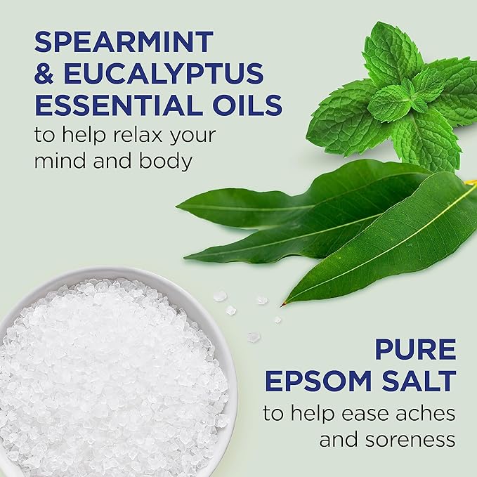 Dr Teal's Body Wash with Pure Epsom Salt, Relax & Relief with Eucalyptus & Spearmint, 24 fl oz (Pack of 4) (Packaging May Vary)-Velvo Beauty