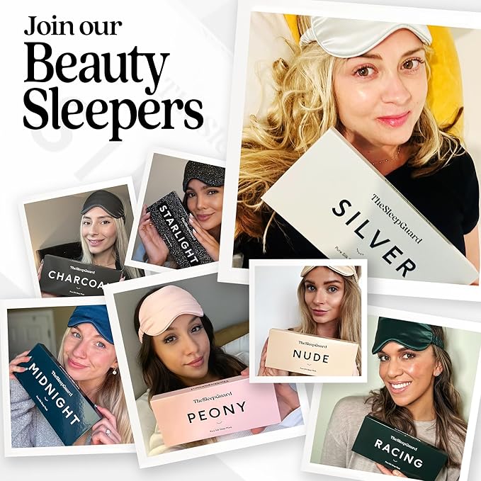 Pure Silk Sleep Mask [100% 6A Mulberry Silk, 22 Momme] Light Blocking Travel Essentials. Eye Masks for Sleeping. Black Oeko-Tex Blindfold. Eye Covers for Men & Women-Velvo Beauty