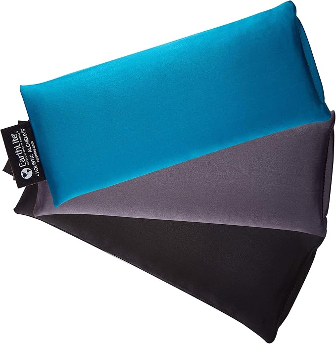EARTHLITE Holistic Alchemy Aromatherapy Eye Pillow - 100% Silk Cover, Natural Herbs & Flax Seeds, Weighted, Cooling & Soothing-Velvo Beauty