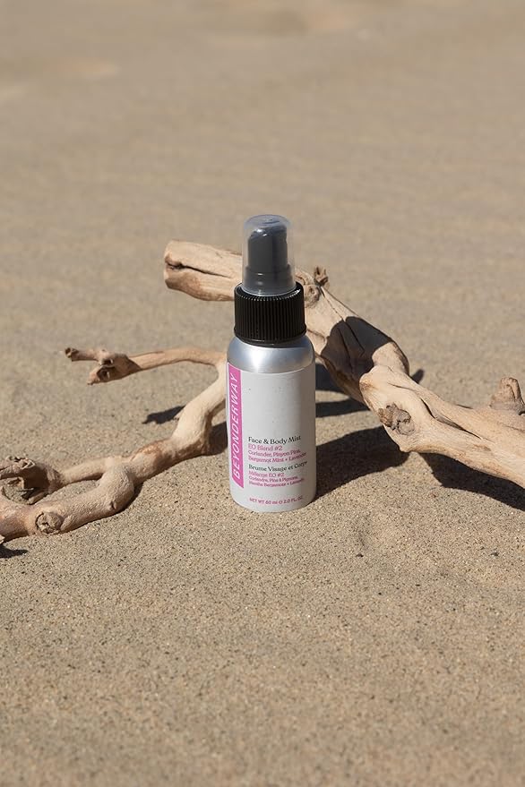 Multi-Use Mist 60ML - Signature Essential Oil Blend No. 2 with Bergamot Mint, Coriander, Lavender & Pinyon Pine - Infused with Aloe Vera Leaf Juice, Hydrates & Balances Skin-Velvo Beauty
