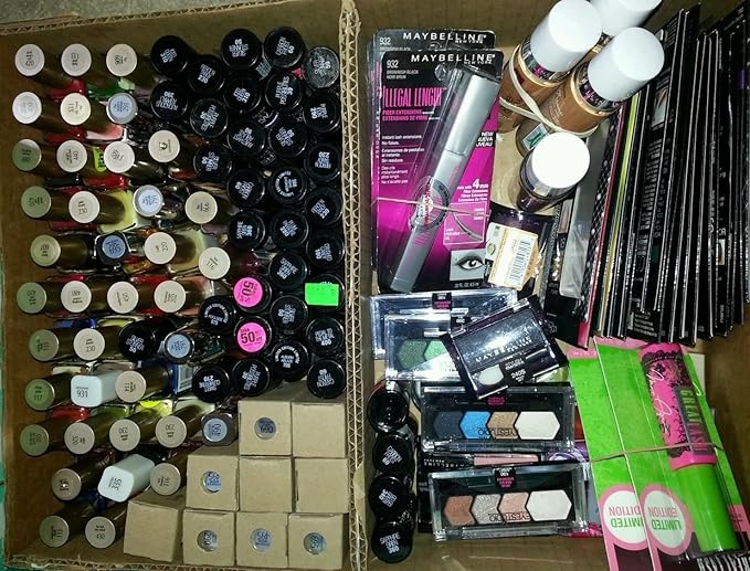 25 Piece Wholesale Loreal and Maybelline Cosmetics Lot,assorted-Velvo Beauty