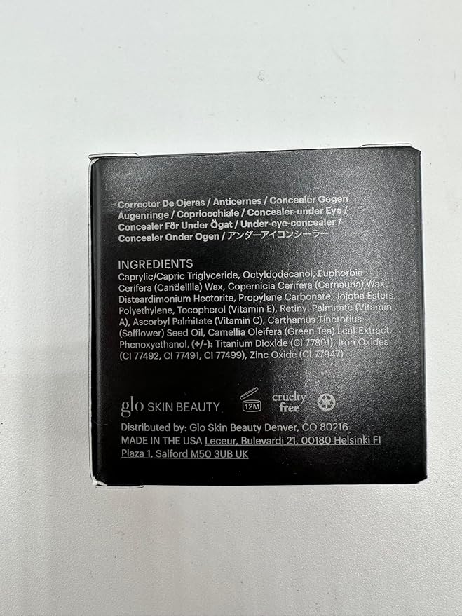 Glo Skin Beauty Under Eye Concealer Makeup with Duo Shades for Custom Blending - Corrects & Conceals Dark Circles & Redness - Buildable Longwearing Coverage (Beige)-Velvo Beauty