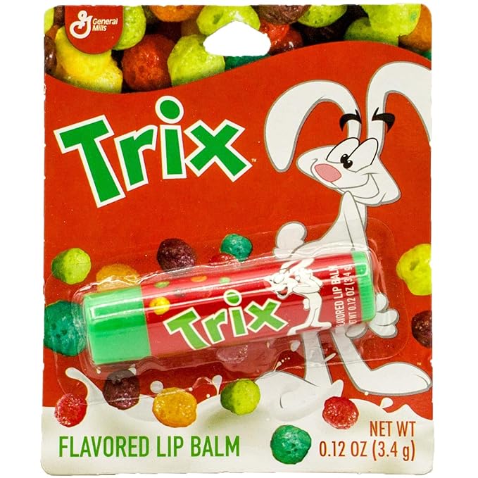 Cereal Flavored Lip Balm Set (5 Pack) Cocoa Puffs, Lucky Charms, Honey Nut Cheerios, Cinnamon Toast Crunch, and Trix-Velvo Beauty