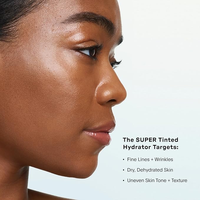 U Beauty The Super Tinted Hydrator Hyaluronic Acid Moisturizing Cream - Mega-Dose Skin Hydrator for Supple, Smooth, and Softer-Looking Skin For Up To 48 Hours - Shade 9-1.0 oz-Velvo Beauty