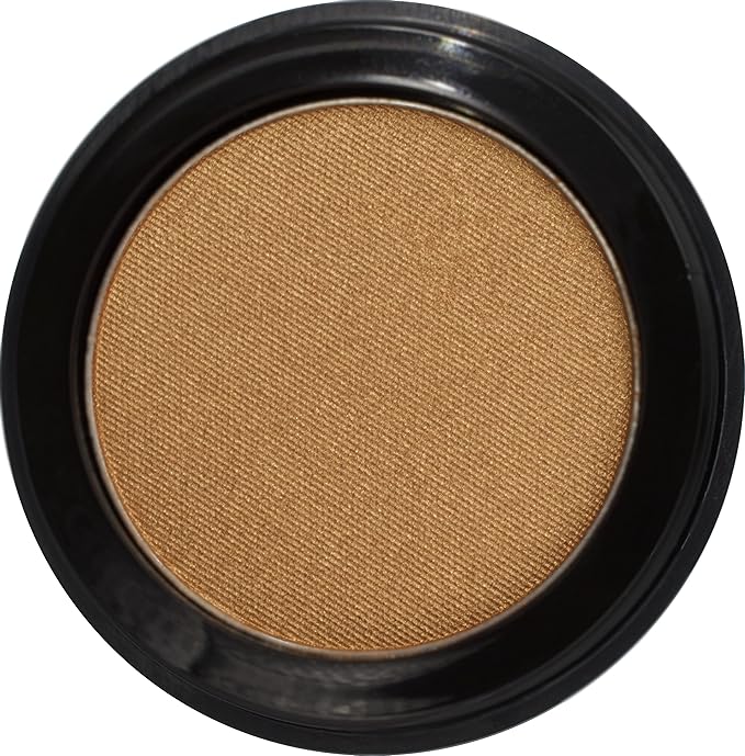 Gold Bronze Shimmering Metallic Copper Pressed Powder Single Vegan Eyeshadow; Talc, Paraben & Cruelty Free-Velvo Beauty