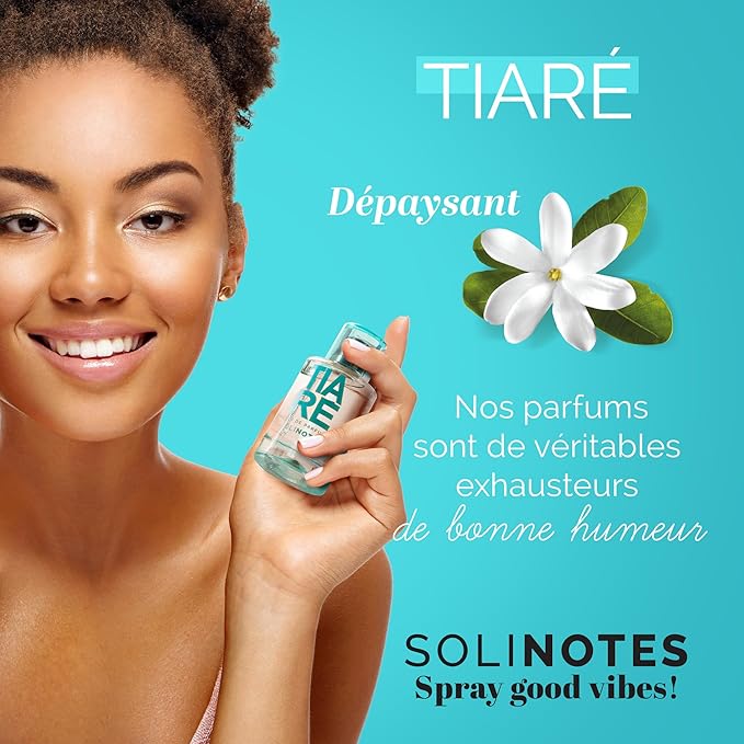 SOLINOTES Tiaré Perfume for Women - Eau De Parfum | Delicate Floral and Soothing Scent - Made in France - Vegan - 1.7 fl.oz-Velvo Beauty
