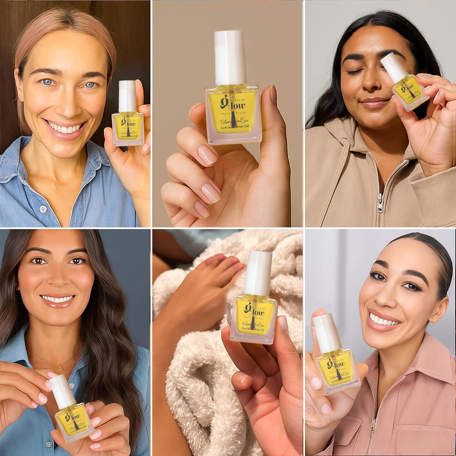 Dead Sea Cuticle & Nail Oil (5ML) | Strengthens, Moisturizes & Conditions with Sweet Almond, Olive, Jojoba, Castor, Argan Oils, Lemon Essential Oil, Vitamin E & Dead Sea Salt-Velvo Beauty