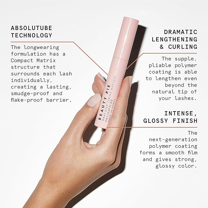 Wrap Star Tubing Mascara For Lenghtening & Curling & A Smudge-Proof & Flake-Proof Finish (Classic Black)-Velvo Beauty