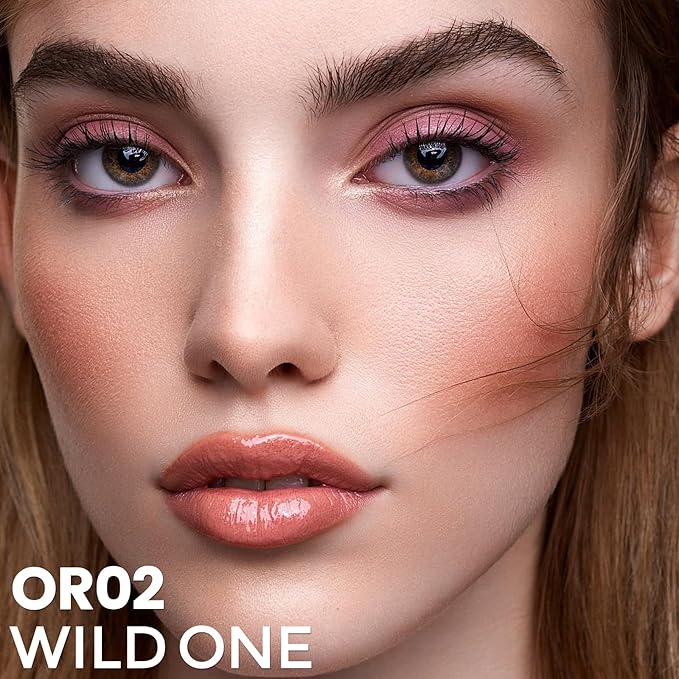 FOCALLURE Silky Cream Liquid Blush,Leaving a Matte Dewy Makeup Look,Easy to Apply and Create a Natural Flush,Long Lasting and Lightweight Cheek Blush Face Makeup,WILD ONE-Velvo Beauty