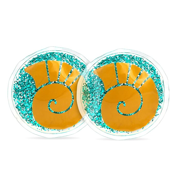 MAD BEAUTY Disney Villains Ursula Cooling Gel Eye Masks, Reusable, Soothing, Relaxing, Novelty Round Shell Eye Masks-Velvo Beauty