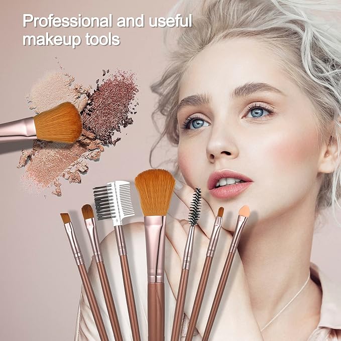 All in One Makeup Kit For Women Girls Teens Makeup set 16 Colors Eyeshadow Palette Foundation Eyeliner Contouring Stick Lip Gloss Eyebrow Mascara Makeup Brushes Makeup Gift Sets-Velvo Beauty