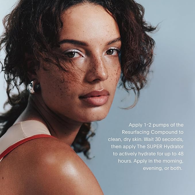 U Beauty - The U Beauty Duo - Resurfacing Compound & SUPER Hydrator Set - Vitamin C & E, Retinol, Hyaluronic Acid - Moisturizing Face Serum Duo for Smooth, Hydrated and Softer Skin, Set of 2 0.5 fl oz-Velvo Beauty