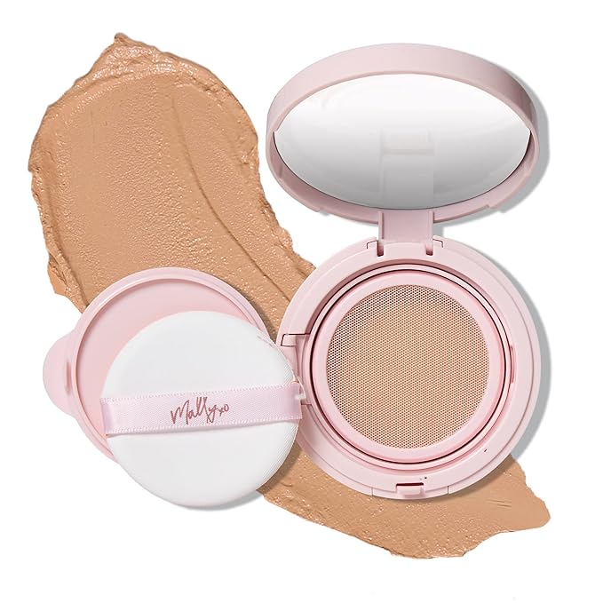 Mally Beauty Flawless Finish Transforming Effect Foundation - Medium - Full Coverage Cream Foundation - Breathable & Lightweight - Hydrating Formula with Vitamin E - Satin Finish-Velvo Beauty