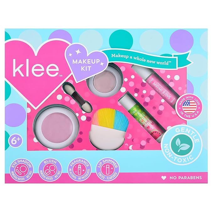 Luna Star Klee Mineral Makeup Kit. Gentle and Non-Toxic. Kid-Friendly. Made in USA. (Scoop of Joy)-Velvo Beauty