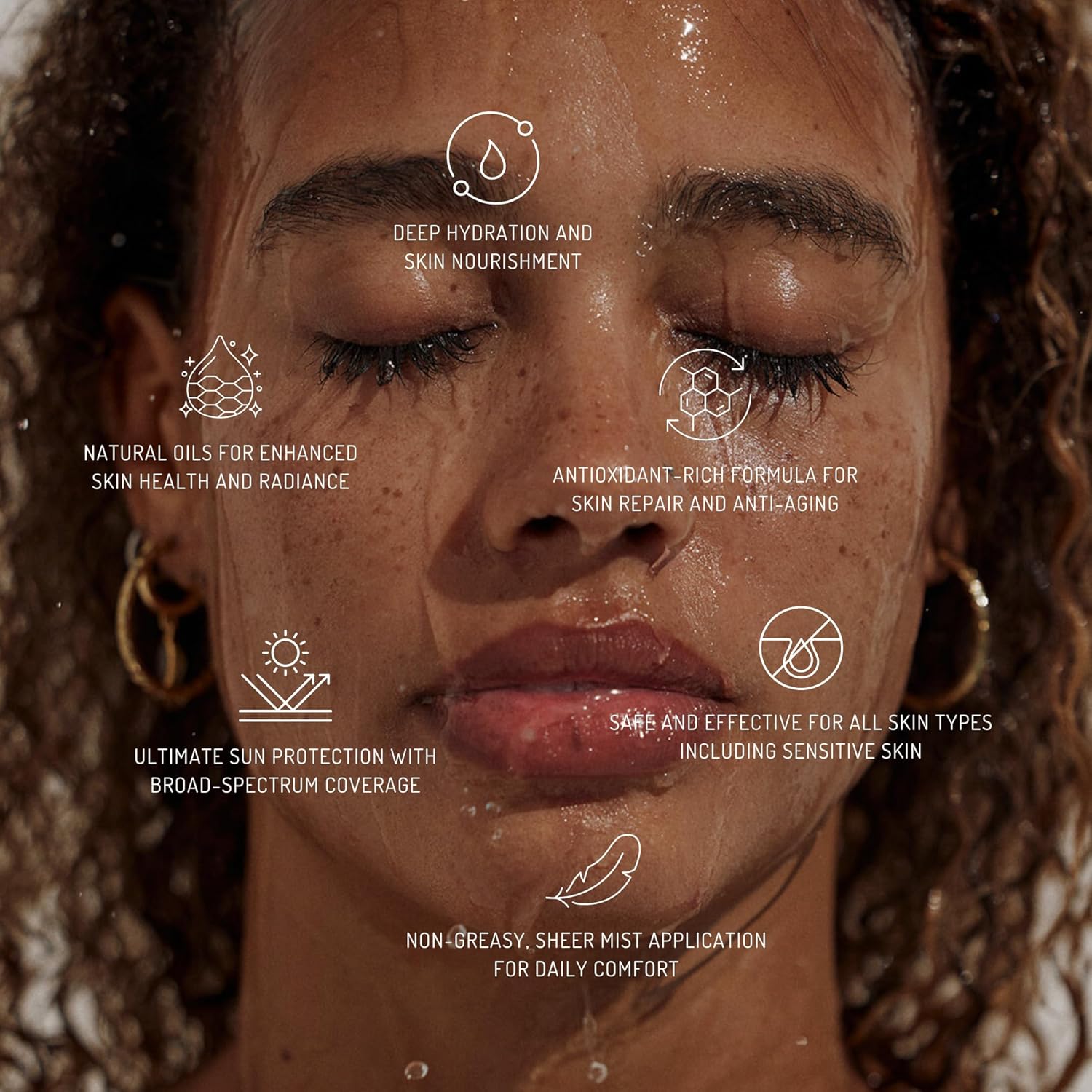 Mineral Sunscreen Spray SPF 50 – Reef Safe Sunscreen Spray, Lightweight Zinc Oxide, Water-Resistant – Korean Skincare, Face & Body Sun Protection-Velvo Beauty