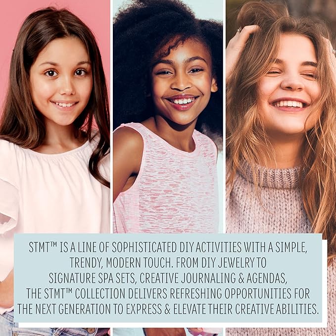 STMT DIY Signature Spa Set by Horizon Group USA, Mix & Make Your Own Spa Supplies with Salt Scrubs, Fragrances & Shimmer Lotions. Multicolored-Velvo Beauty