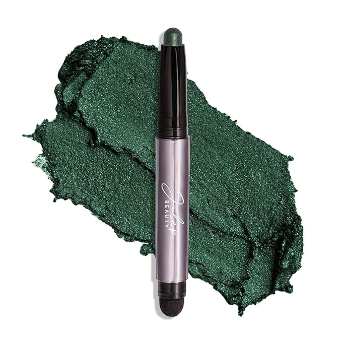 Julep Eyeshadow 101 Cream-to-Powder Waterproof Shadow Stick – Evergreen Shimmer – Long-Lasting, Crease-Proof, Deep Green Shimmer Cream Eyeshadow with Built-in Smudger-Velvo Beauty