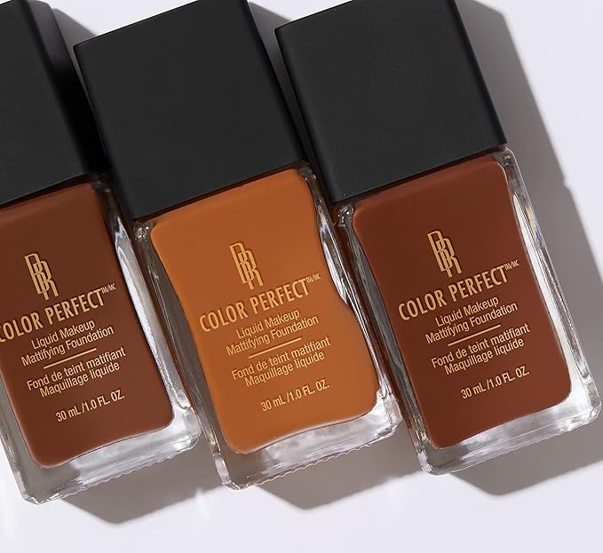 Black Radiance Color Perfect Liquid Full Coverage Foundation Makeup, Haute Cocoa, 1 Ounce-Velvo Beauty