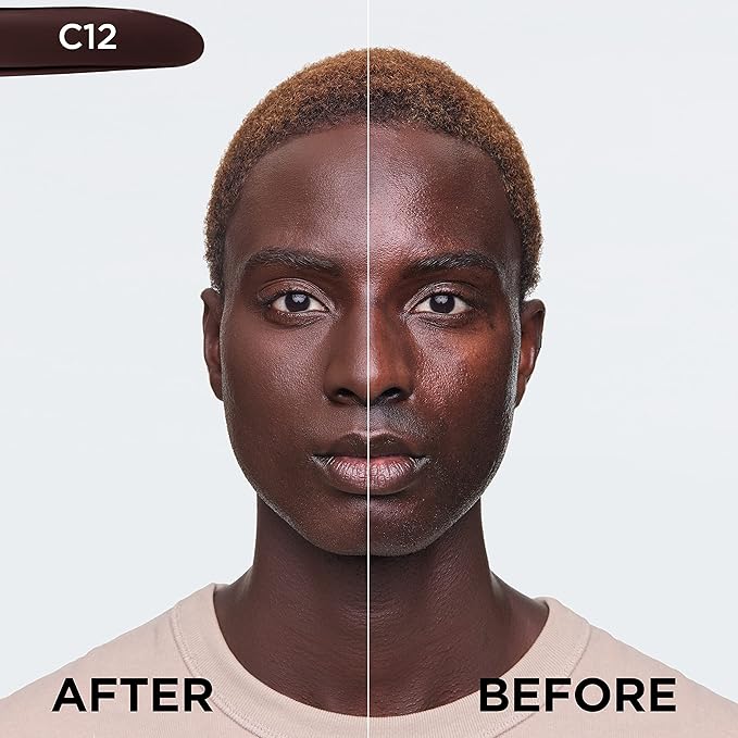 L'Oreal Paris True Match Super-Blendable Foundation, Medium Coverage Liquid Foundation Makeup, C12, Deep, 1 Fl Oz-Velvo Beauty