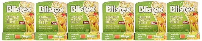 Blistex Lip Protectant SPF 15 Orange Mango Blast.15 oz (Pack of 6)-Velvo Beauty