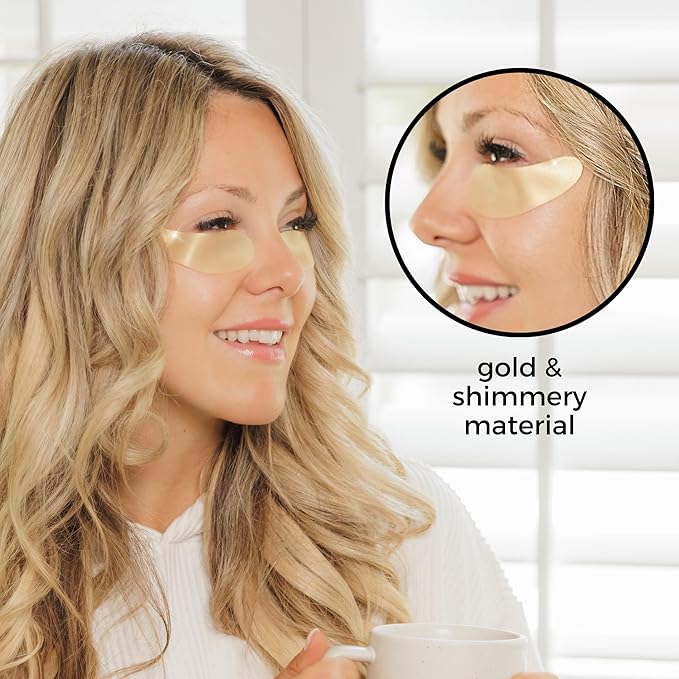 Reusable Under Eye Patches Eco-Friendly Wrinkle Patches with Tin Case | 100% Silicone Reusable Facial Patches | For Puffy Eyes, Dark Circles, Reducing Wrinkles-Velvo Beauty