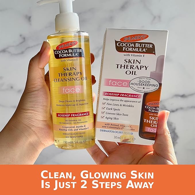 Palmer's Skin Therapy Oil Face bundle (Oil & Cleanser)-Velvo Beauty
