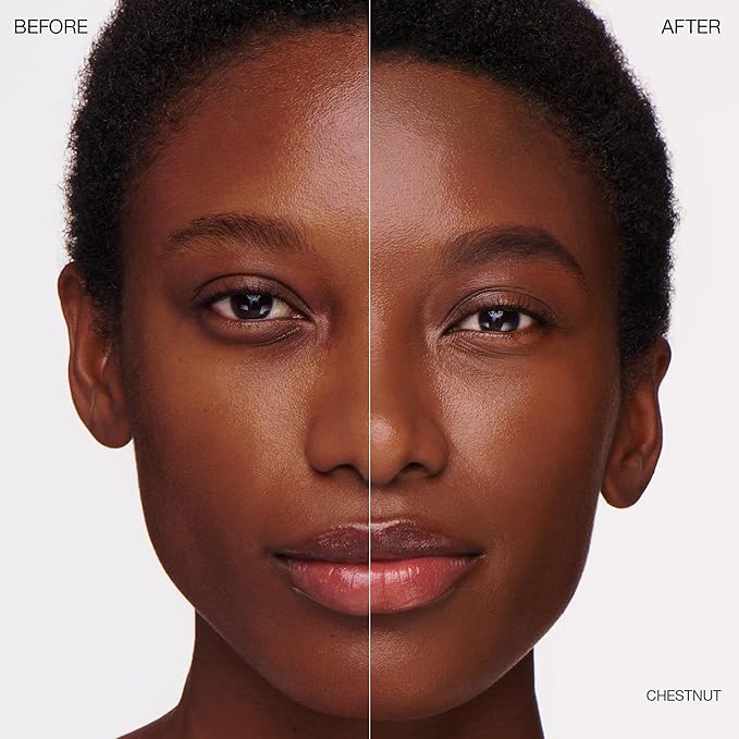 Ogee Complexion Perfecting Liquid Foundation - Lightweight Tinted Moisturizer For Face (Chestnut 13.75W - Deep Auburn, Rich-Golden Undertones) - with Vitamin C & Jojoba Oil - Certified Organic-Velvo Beauty